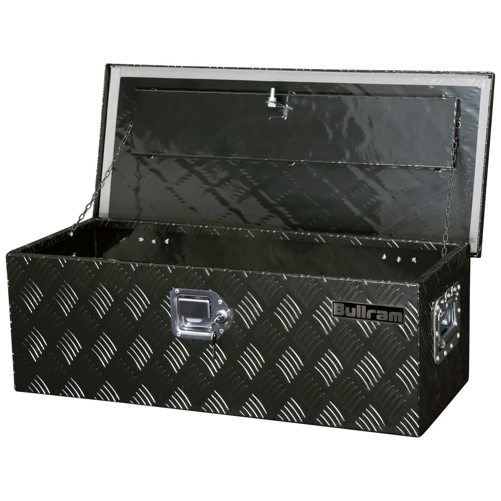 Bullram Werkzeugkiste Riffelblech schwarz medium – JSB76B