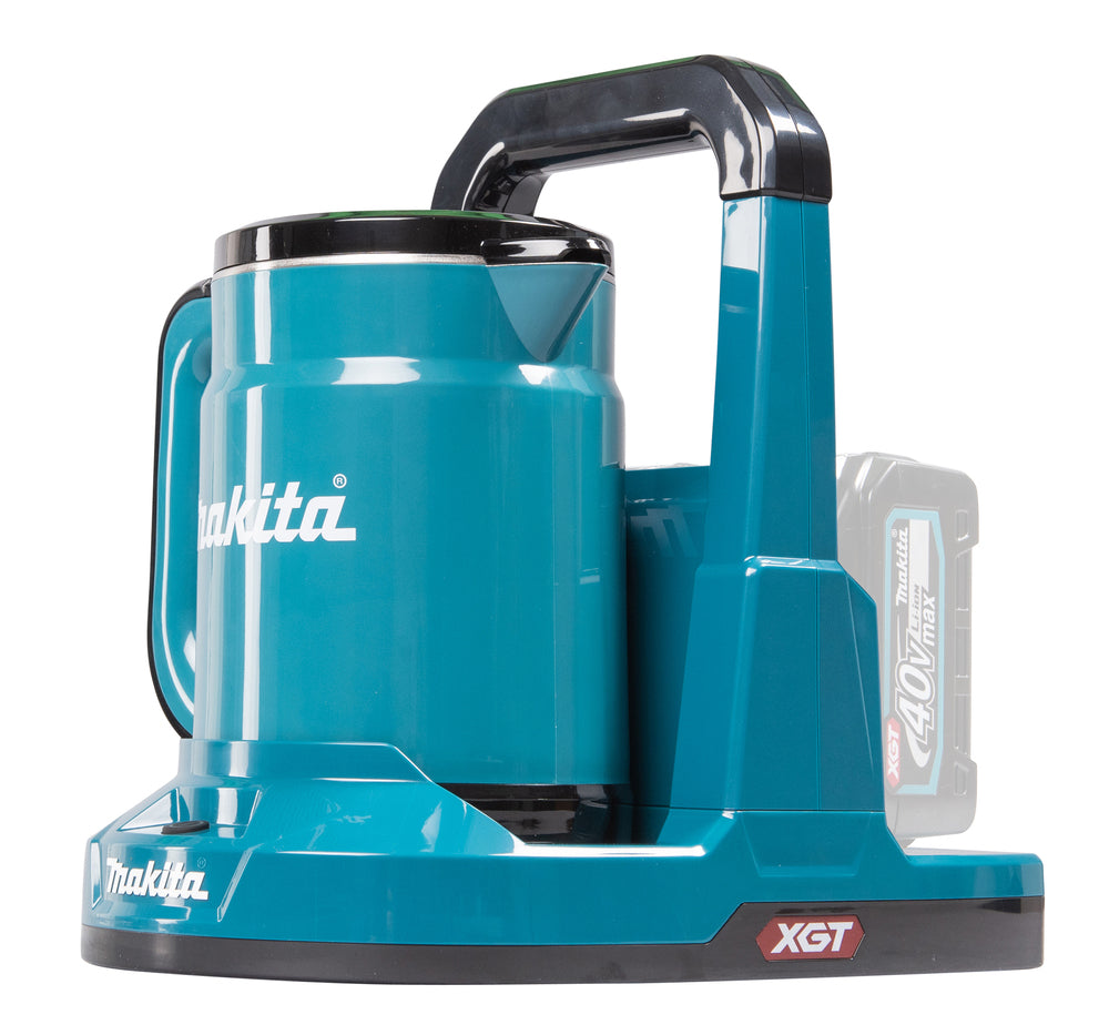 Makita Akku-Wasserkocher 40V max – mobiler Wasserkocher für Baustelle, Camping & Outdoor - KT001GZ