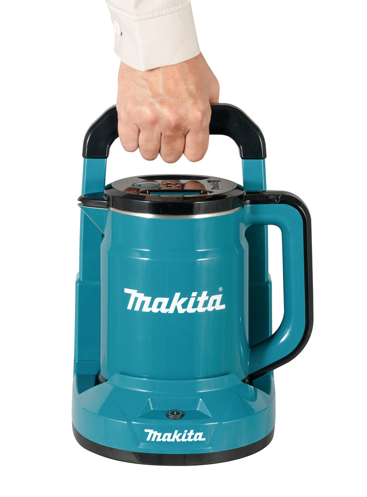 Makita Akku-Wasserkocher 40V max – mobiler Wasserkocher für Baustelle, Camping & Outdoor - KT001GZ