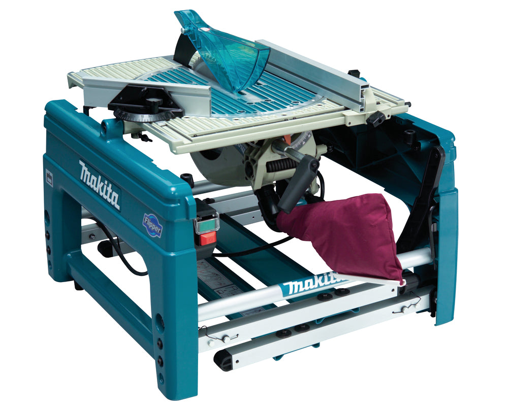 Makita Tisch-, Kapp- und Gehrungssäge – 1.650 W, 260 mm Blatt, klappbares Gestell - LF1000