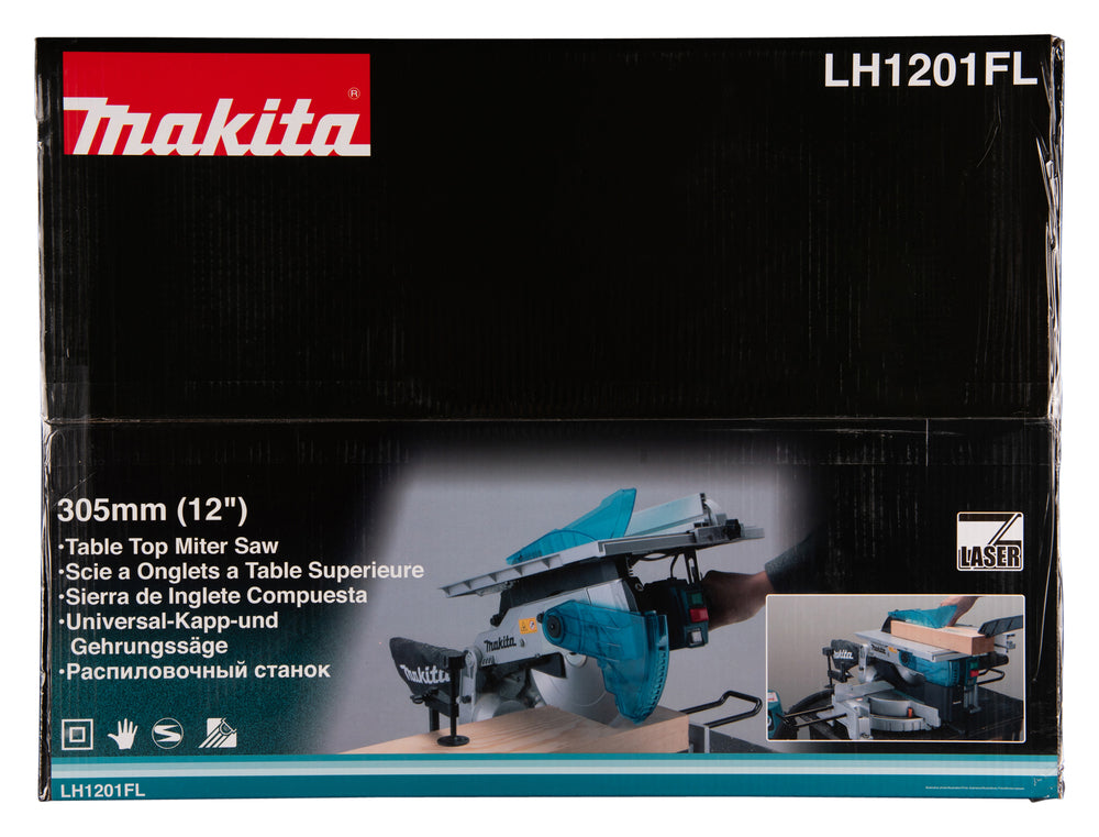 Makita Tisch-/Kapp- und Gehrungssäge – 1.650 W, 305 mm Blatt, Kombimaschine mit LED & Laser - LH1201FL