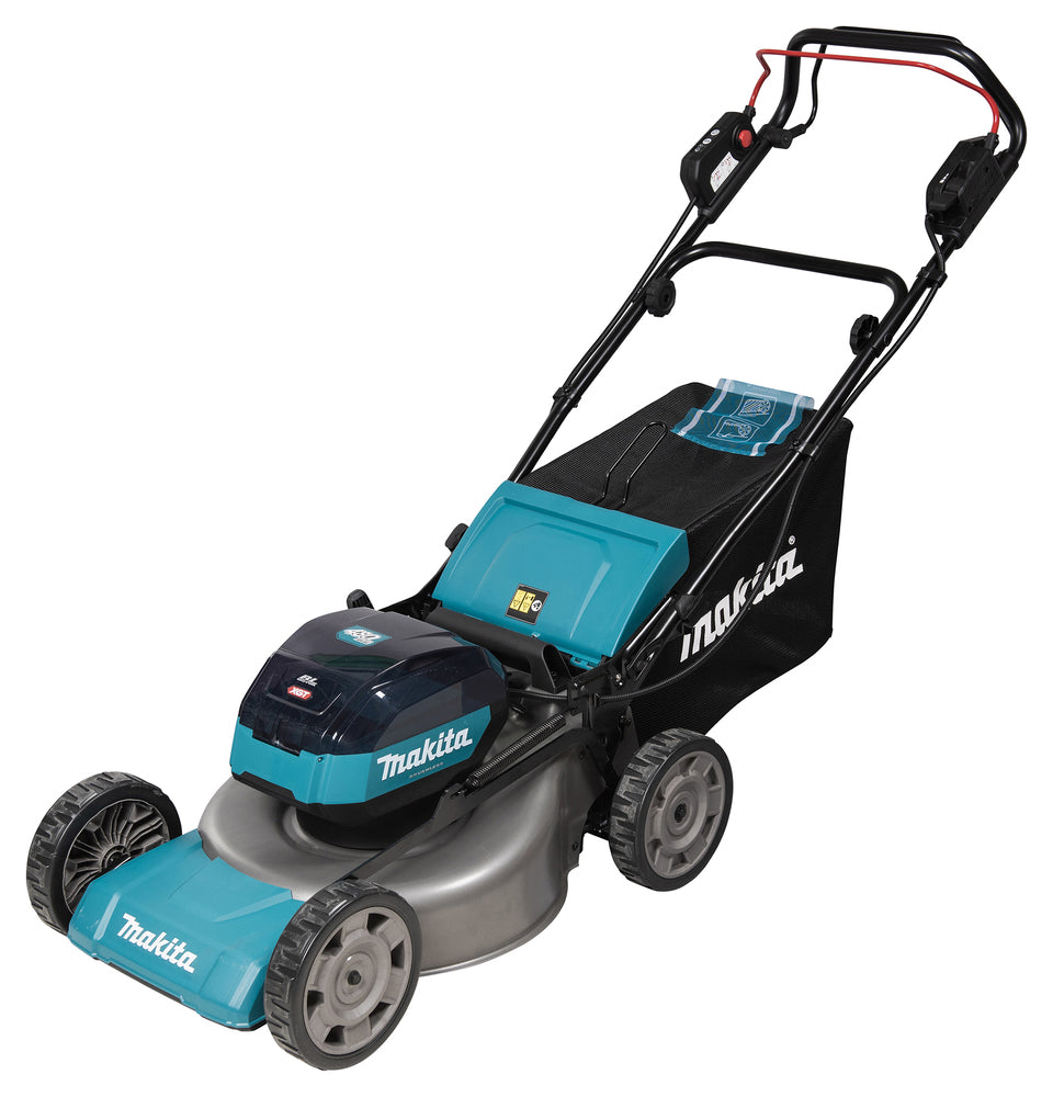 Makita Akku-Rasenmäher mit Stahl-Mähdeck & Dual-Akku-System - LM001GZ