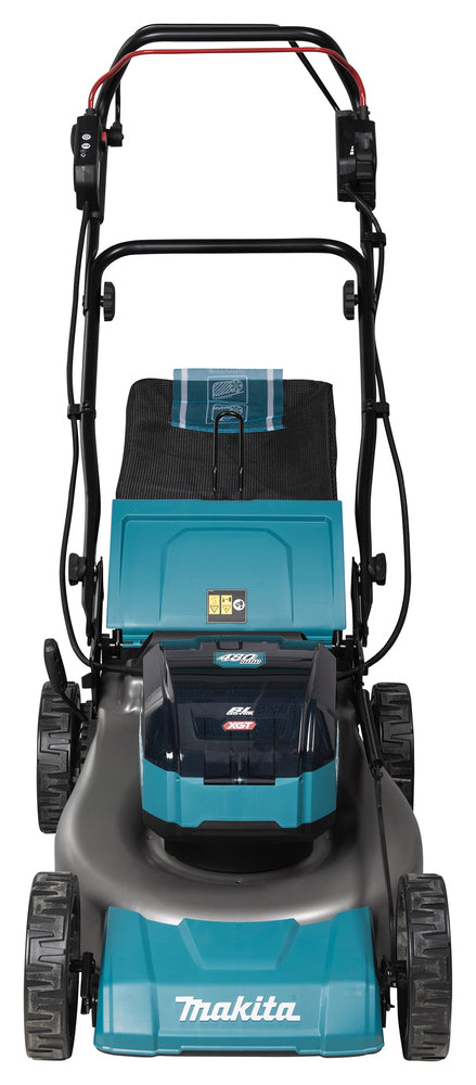 Makita Akku-Rasenmäher mit Stahl-Mähdeck & Dual-Akku-System - LM001GZ