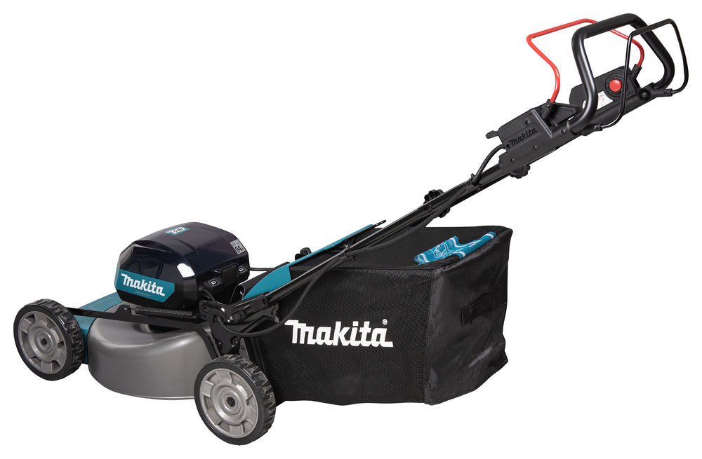 Makita Akku-Rasenmäher mit Dual-Akku-System und Stahl-Mähdeck - LM002GZ