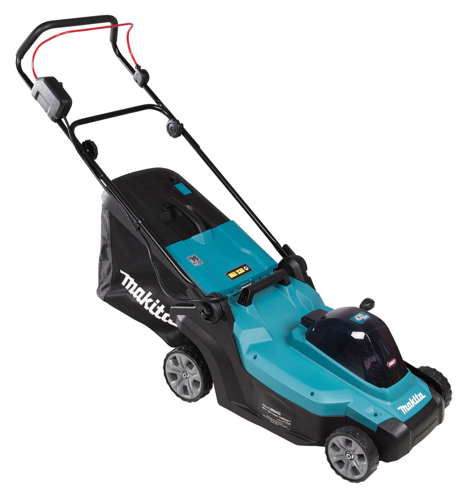 Makita Akku-Rasenmäher 40V max – 42 cm Schnittbreite, 50 L Fangkorb & 3-in-1 Funktion - LM004GM102