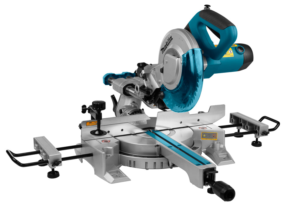 Makita Kapp- und Gehrungszugsäge – 1.400 W, 216 mm Blatt, 65 x 305 mm, Laser & LED - LS0815FLN