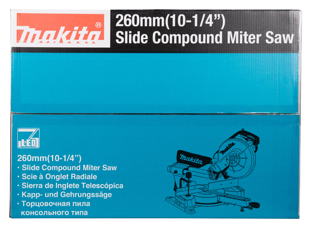 Makita Kapp- und Gehrungssäge – 260 mm Blatt, 91 x 305 mm Schnittleistung, LED & Motorbremse - LS1110F