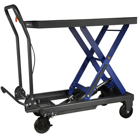 Mammuth mobile hydraulic lift table 500 kg – heavy-duty workshop lift table with foot pump and wheels available at Tools.d