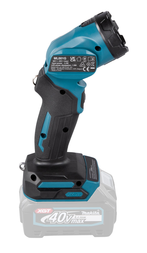 Makita LED-Akku-Handleuchte ML001G – kompakt, 160 Lumen & XGT 40V max. - ML001G