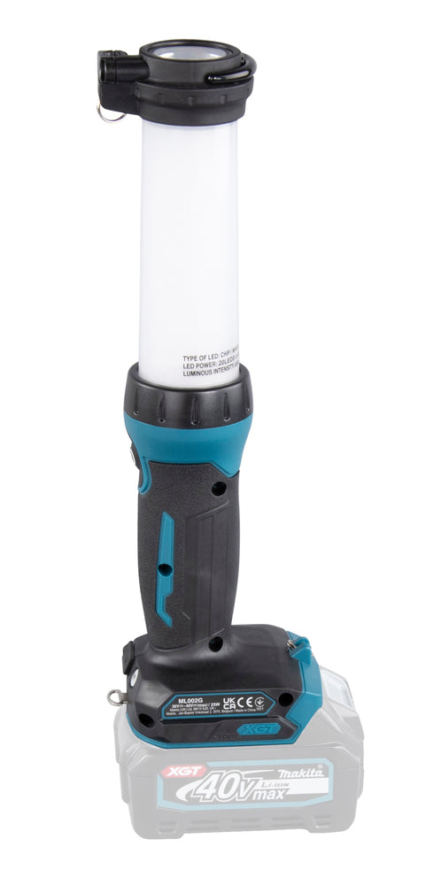 Makita LED-Akku-Werkstattleuchte ML002G – kompakt, 710 Lumen, XGT 40V max. - ML002G