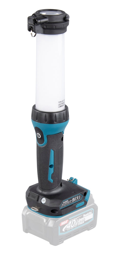 Makita LED-Akku-Werkstattleuchte ML002G – kompakt, 710 Lumen, XGT 40V max. - ML002G