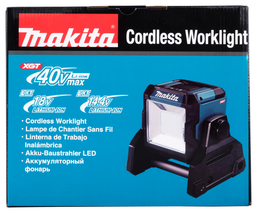 Makita LED-Akku-Baustrahler – Akkubetrieb mit LXT & XGT, IP65-zertifiziert - ML003G