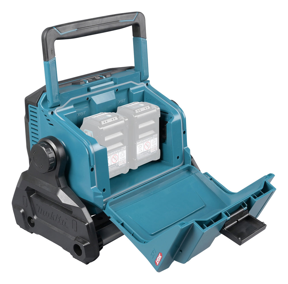 Makita LED-Akku-Baustrahler – 10.000 Lumen, 96 LEDs, IP65 & Dual-Akkuschacht (XGT/LXT) - ML009G