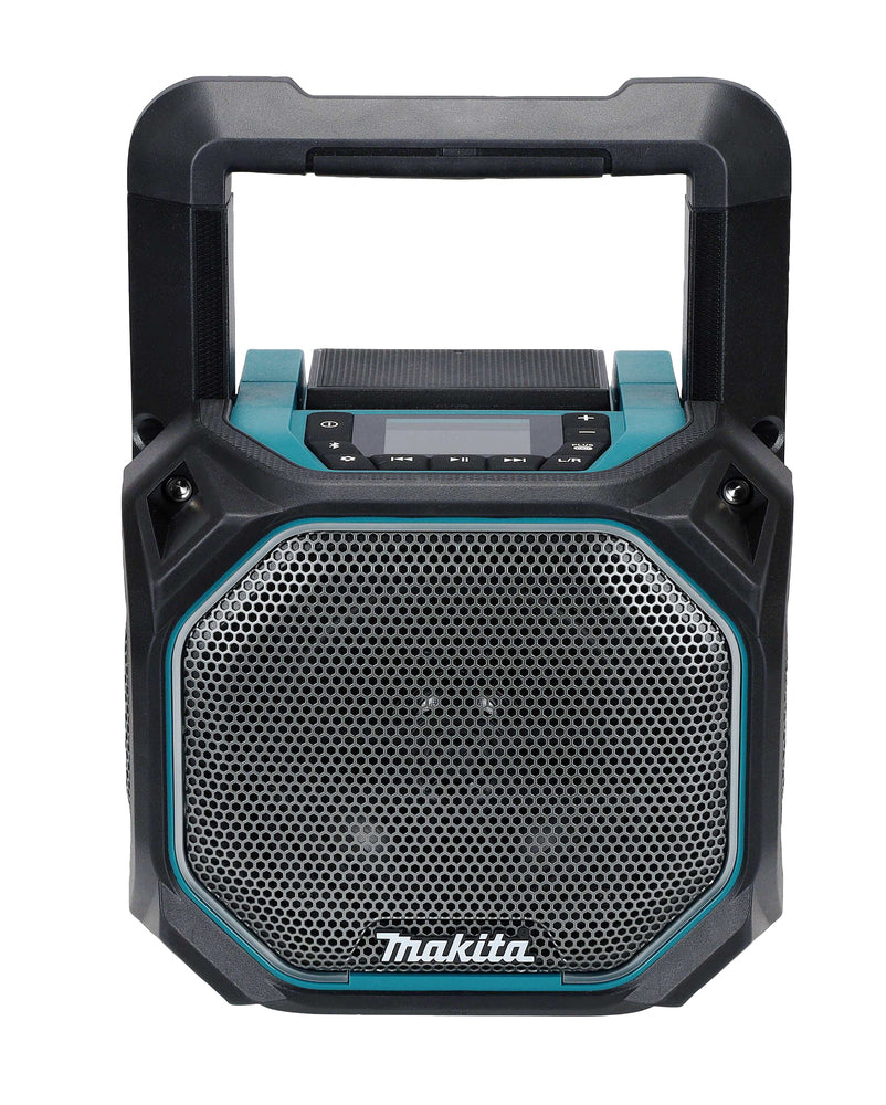 Makita Bluetooth-Lautsprecher – kraftvoller Sound, Mikrofonbuchse, bis 10 Geräte koppelbar - MR014GZ