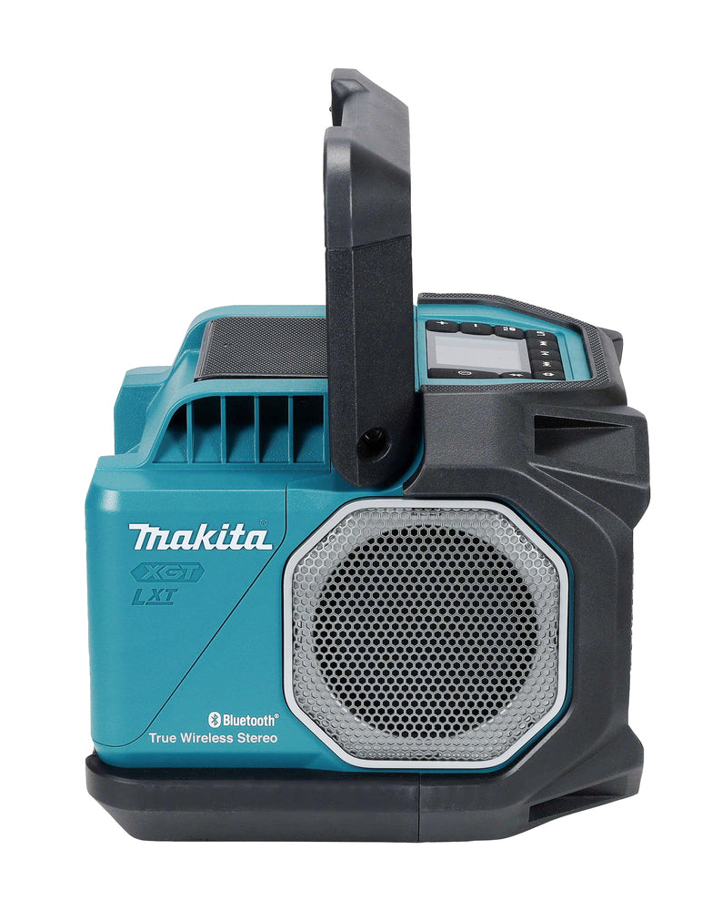 Makita Bluetooth-Lautsprecher – kraftvoller Sound, Mikrofonbuchse, bis 10 Geräte koppelbar - MR014GZ