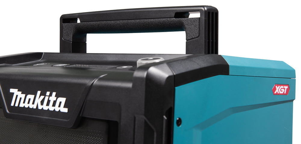 Makita Akku-Mikrowelle MW001G – 40Vmax, mobil, mit USB-Anschluss & LED-Display - MW001GZ
