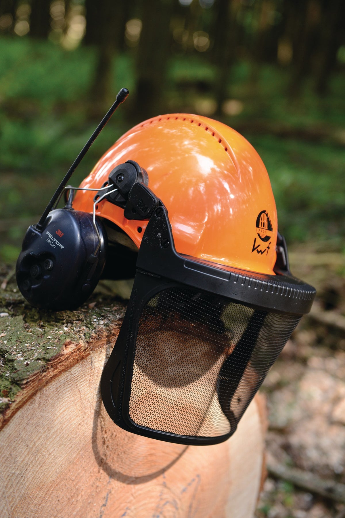 3M Waldarbeiterkombination G3000M Orange – UV-stabilisiert, EN 397 & EN 352-3, mit Gesichts- und Gehörschutz