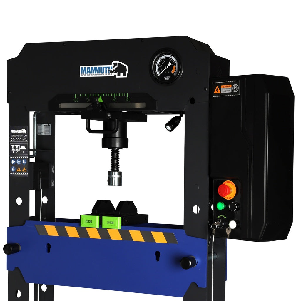 MAMMUTH 20t Werkstattpresse elektrisch – SP20HEM