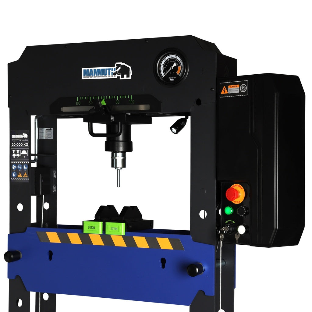 MAMMUTH 20t Werkstattpresse elektrisch – SP20HEM