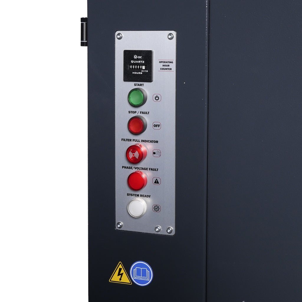 SOLDATECH Mobile Absauganlage 2x 1.100 m³/h - Mobile Schweißrauchabsaugung 1,1 kW 400v Jet Pulse mit 2 Absaugarmen - LDA02P