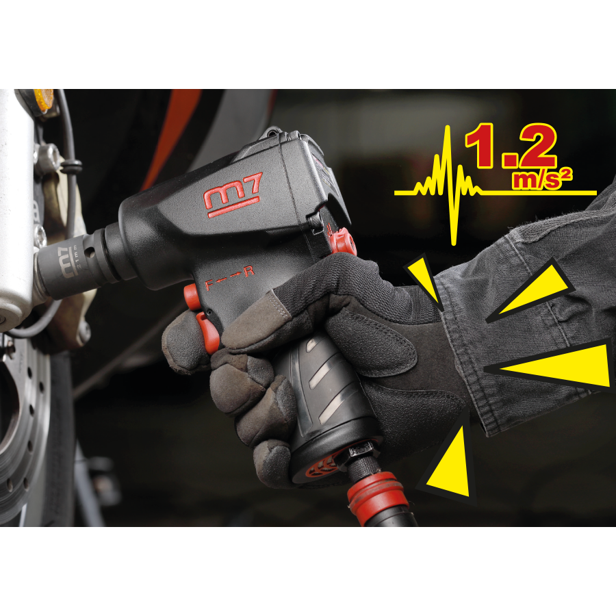 M7 Power-Werkzeuge - 1/2" Druckluft Kraftschrauber - 813Nm NC4130
