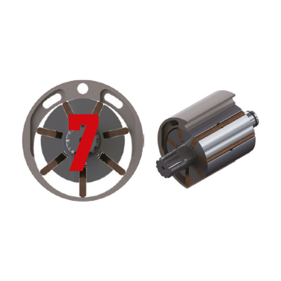 M7 Power-Werkzeuge - 3/4" Druckluft-Kraftschrauber, Verbundwerkstoff - 1762Nm NC6255Q