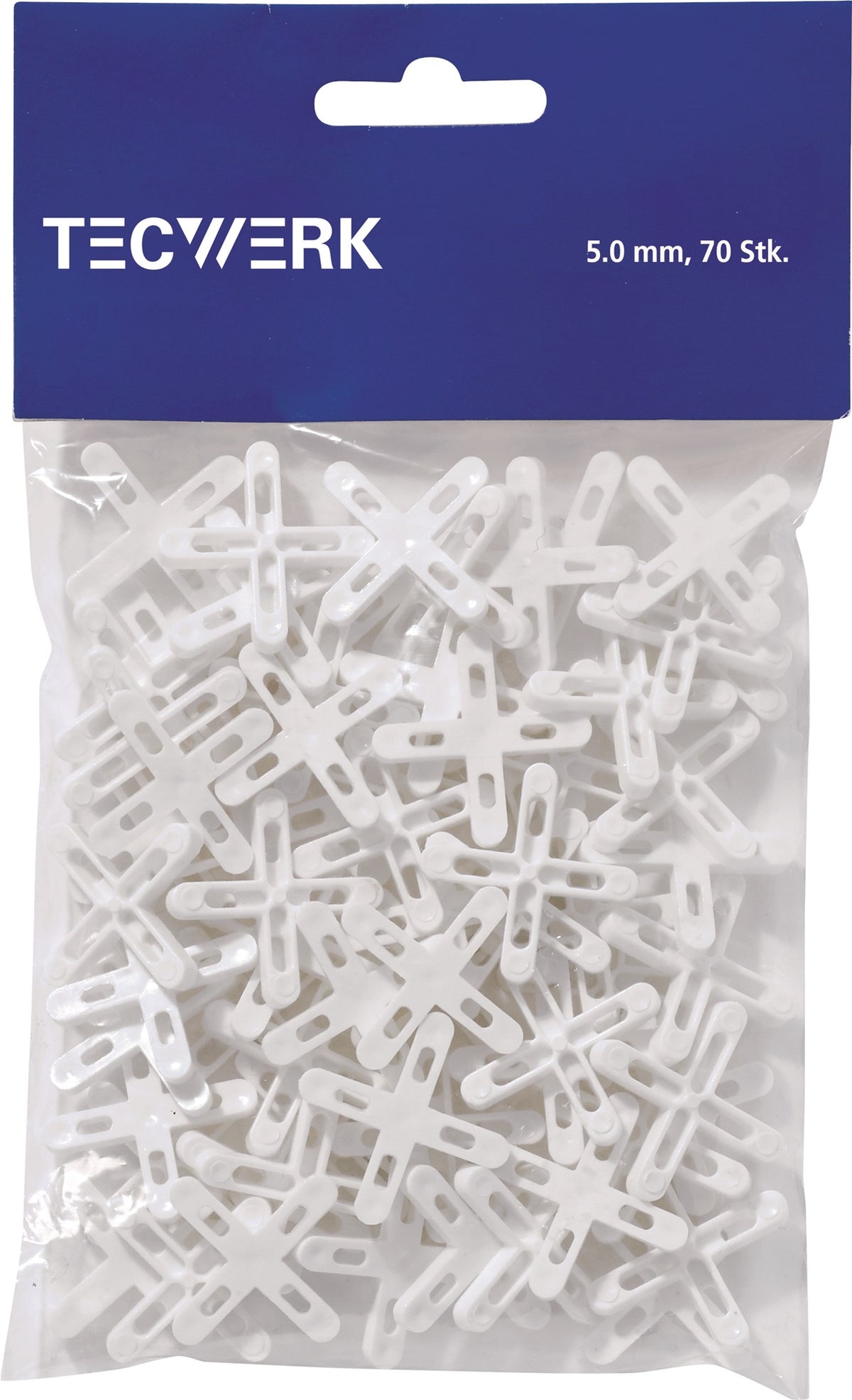 TECWERK Fliesenkreuz 1 mm – 150 Stück pro Beutel für präzise Fliesenfugen