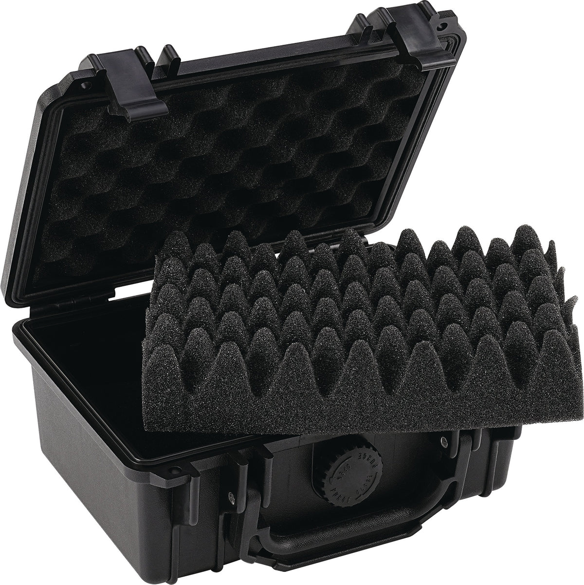 TECWERK Schutzkoffer B186xT123xH75mm – Luft- und wasserdichter Kunststoffkoffer mit Schaumeinlage