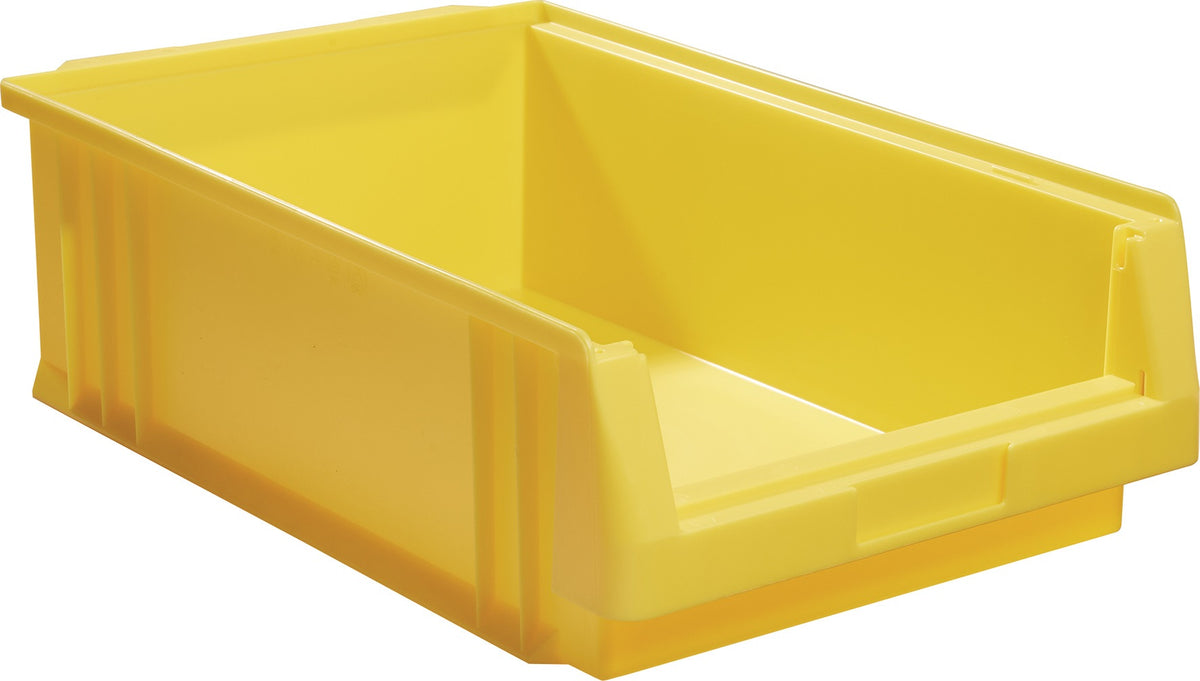 Sichtlagerkasten PLK 500x315x200 mm PP rot von LA-KA-PE – 8 Stück, 22,5 l, 180 kg Auflast
