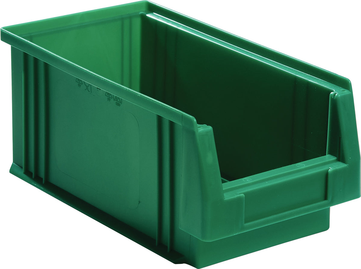 Sichtlagerkasten PLK 500x315x200 mm PP rot von LA-KA-PE – 8 Stück, 22,5 l, 180 kg Auflast