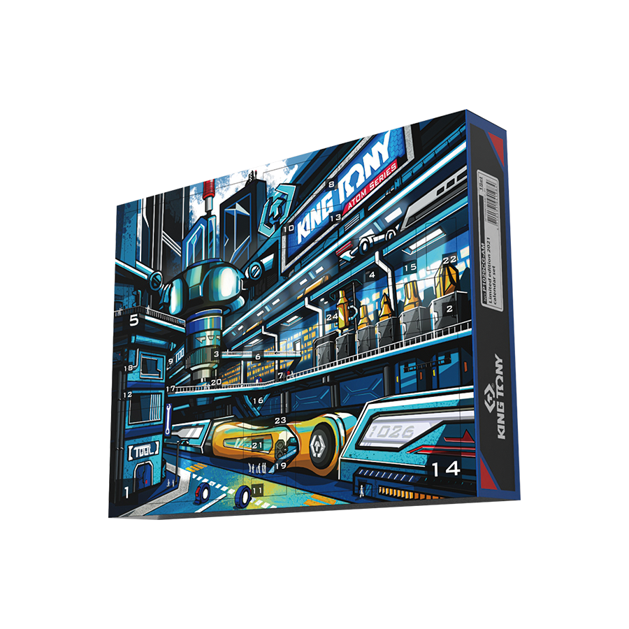 KING TONY Profi-Werkzeuge - Adventskalender 29tlg. P1029CGAM