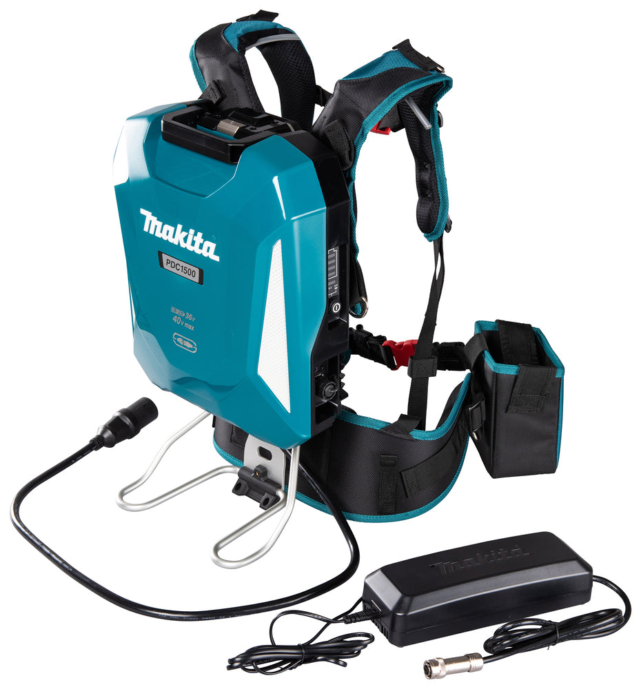 Makita Rückentragbarer Akku PDC1500 – 1.500 Wh, IPX4 & XGT-kompatibel - PDC1500A01