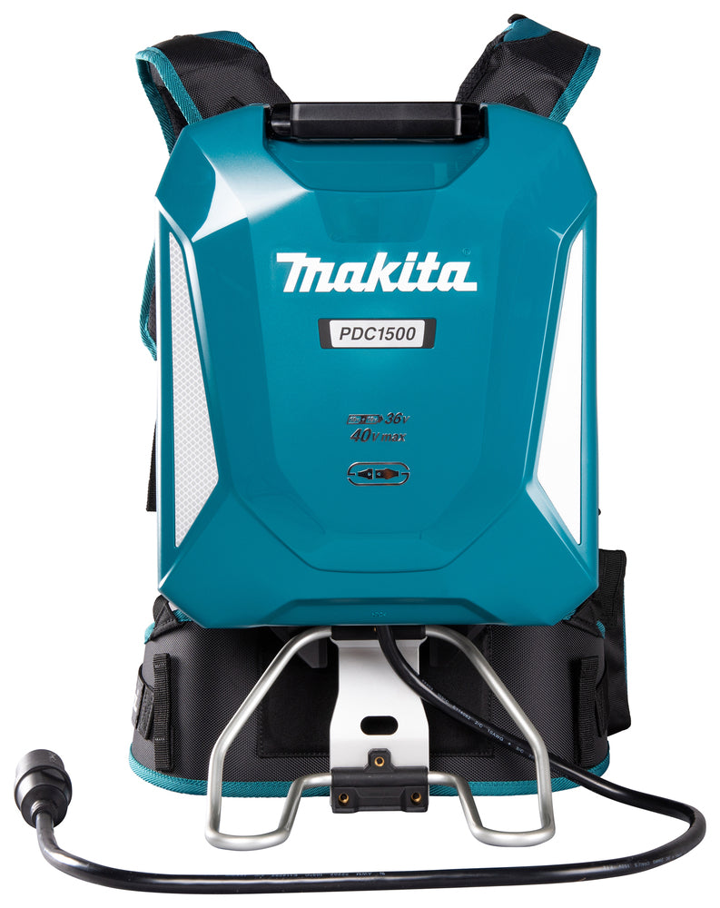 Makita Rückentragbarer Akku PDC1500 – 1.500 Wh, IPX4 & XGT-kompatibel - PDC1500A01