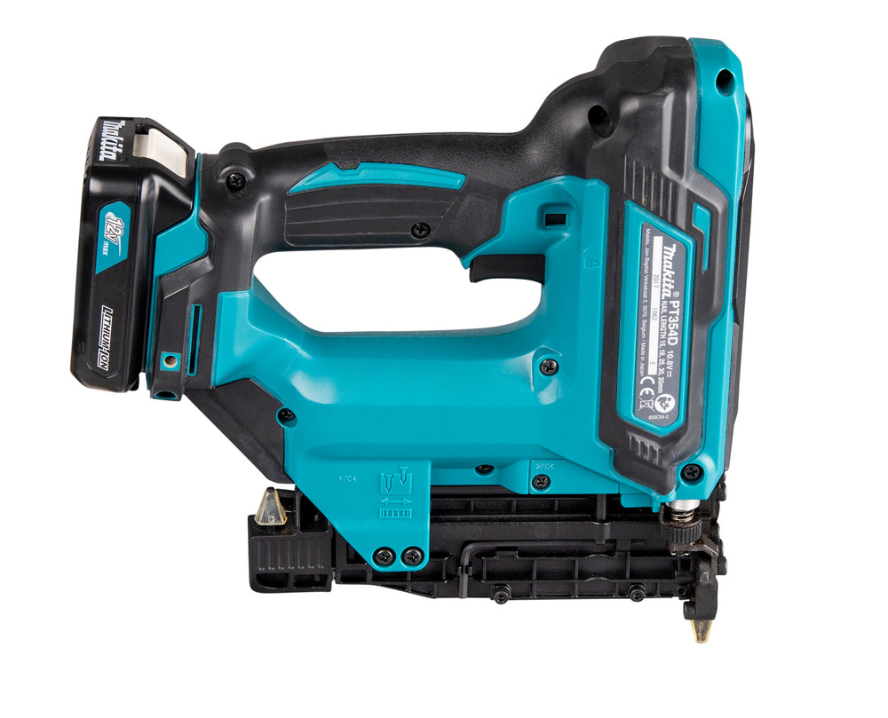 Makita Akku-Stiftnagler – spurenarm, kompakt & präzise - PT354DSMJ