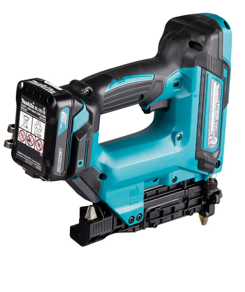 Makita Akku-Stiftnagler – spurenarm, kompakt & präzise - PT354DSMJ