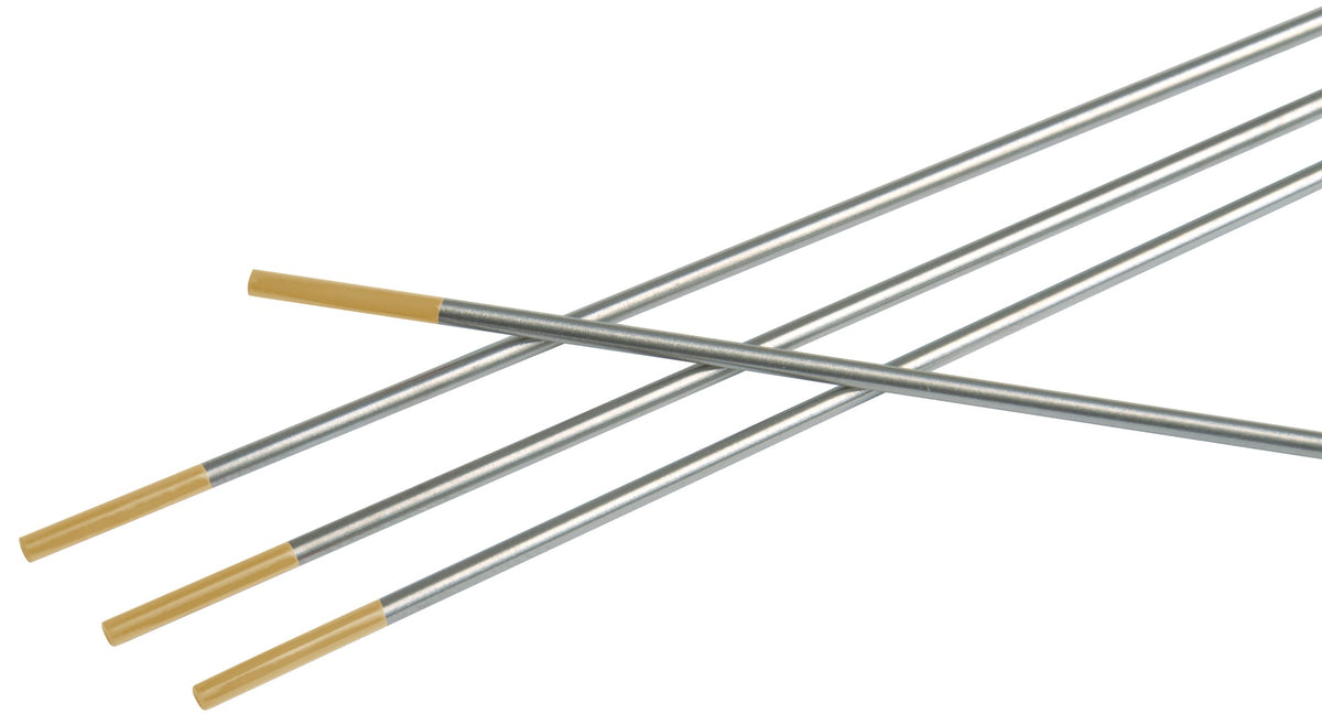 LITTY Wolframelektrode WL 15 gold 1,6 mm x 175 mm – 10 Stück, lanthanoxidhaltig, strahlungsfrei