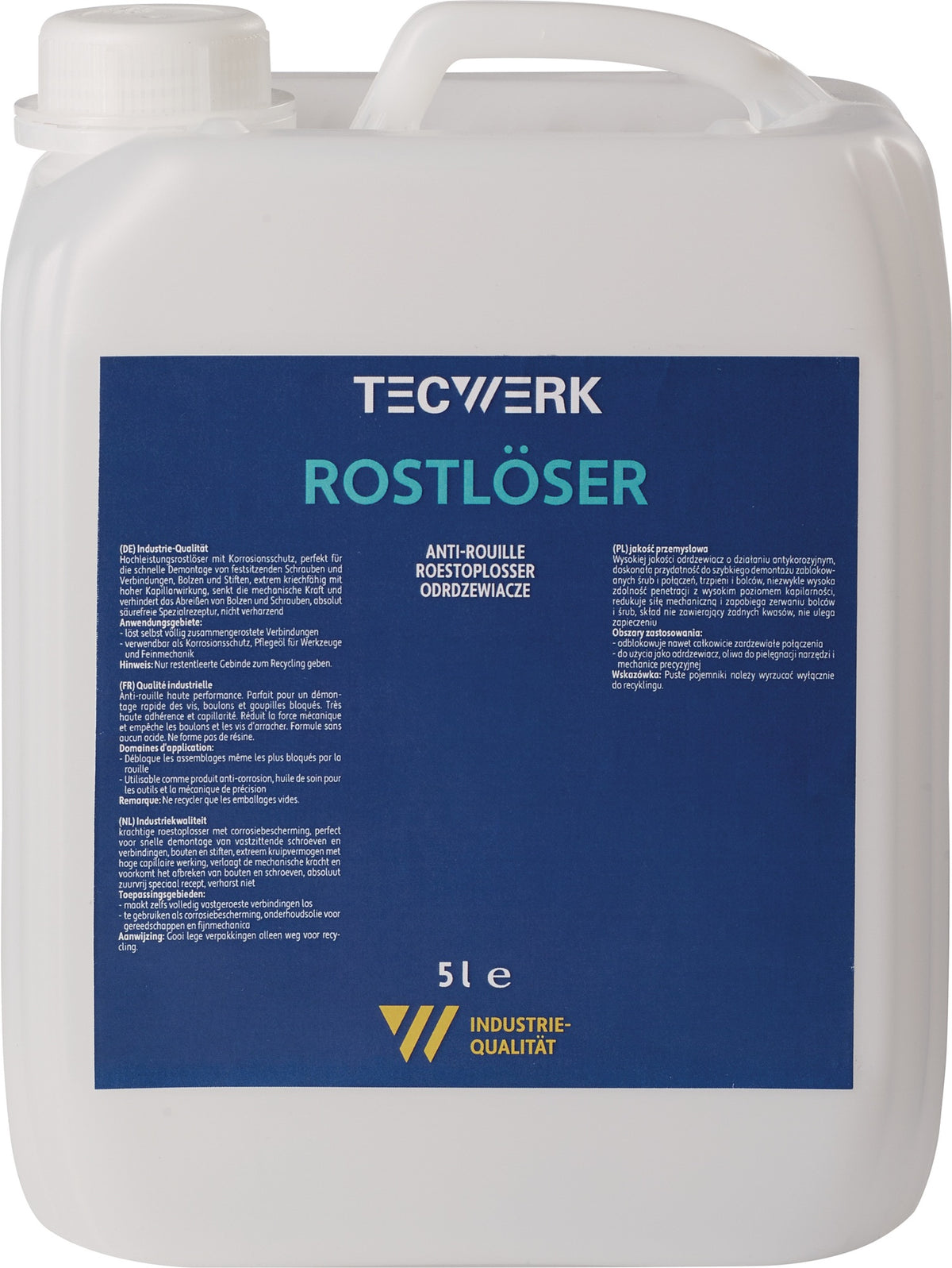 TECWERK Rostlöser 400ml Spraydose – Extrem kriechfähig mit Korrosionsschutz