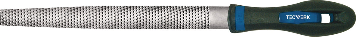 TECWERK Holzraspel DIN 7263 C halbrund 200 mm Hieb 2 mit 2K-Ergo-Heft