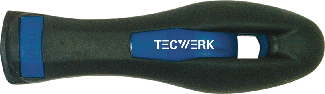 TECWERK Feilenheft 90 mm für Feilenlängen 100–150 mm, 2-Komponenten-Kunststoff