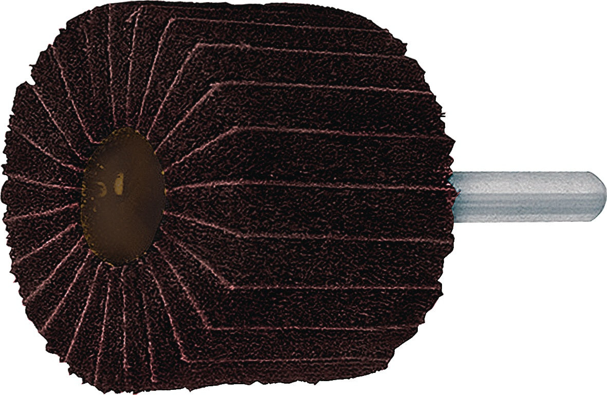 Fächerschleifer Ø40xH20mm K.80/AMED Kombi Vlies/Korund Schaft-Ø6mm TECWERK