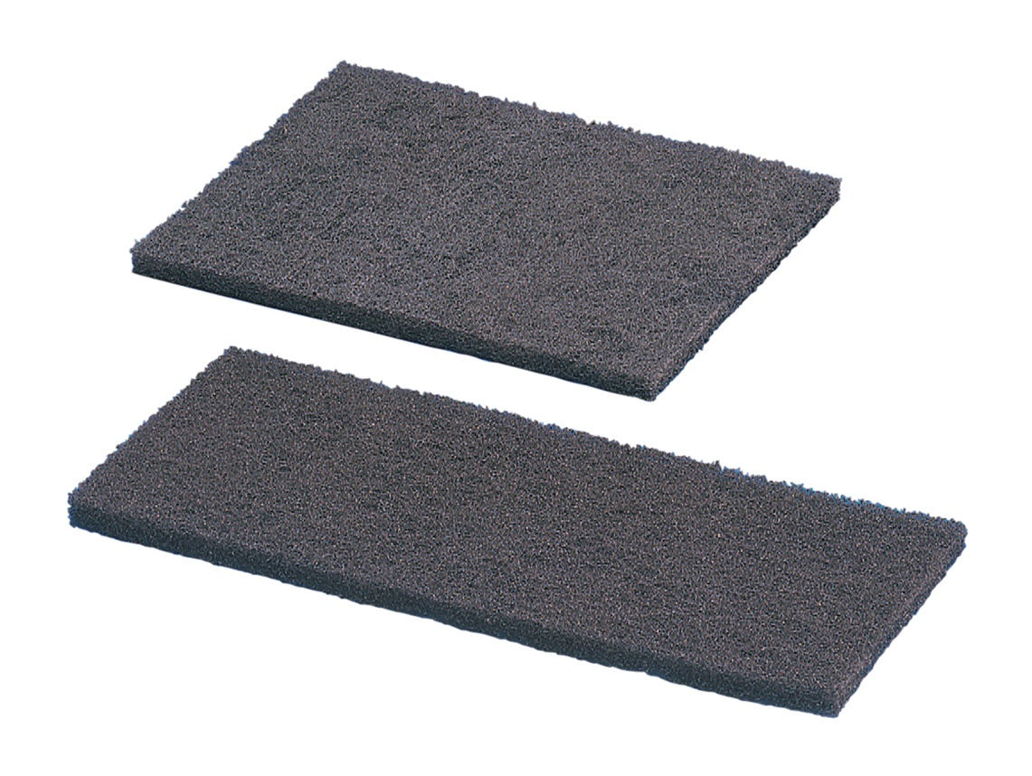 TECWERK Handpad L229xB152mm medium braun – Universalschleifvlies für Konturen und schwer zugängliche Stellen