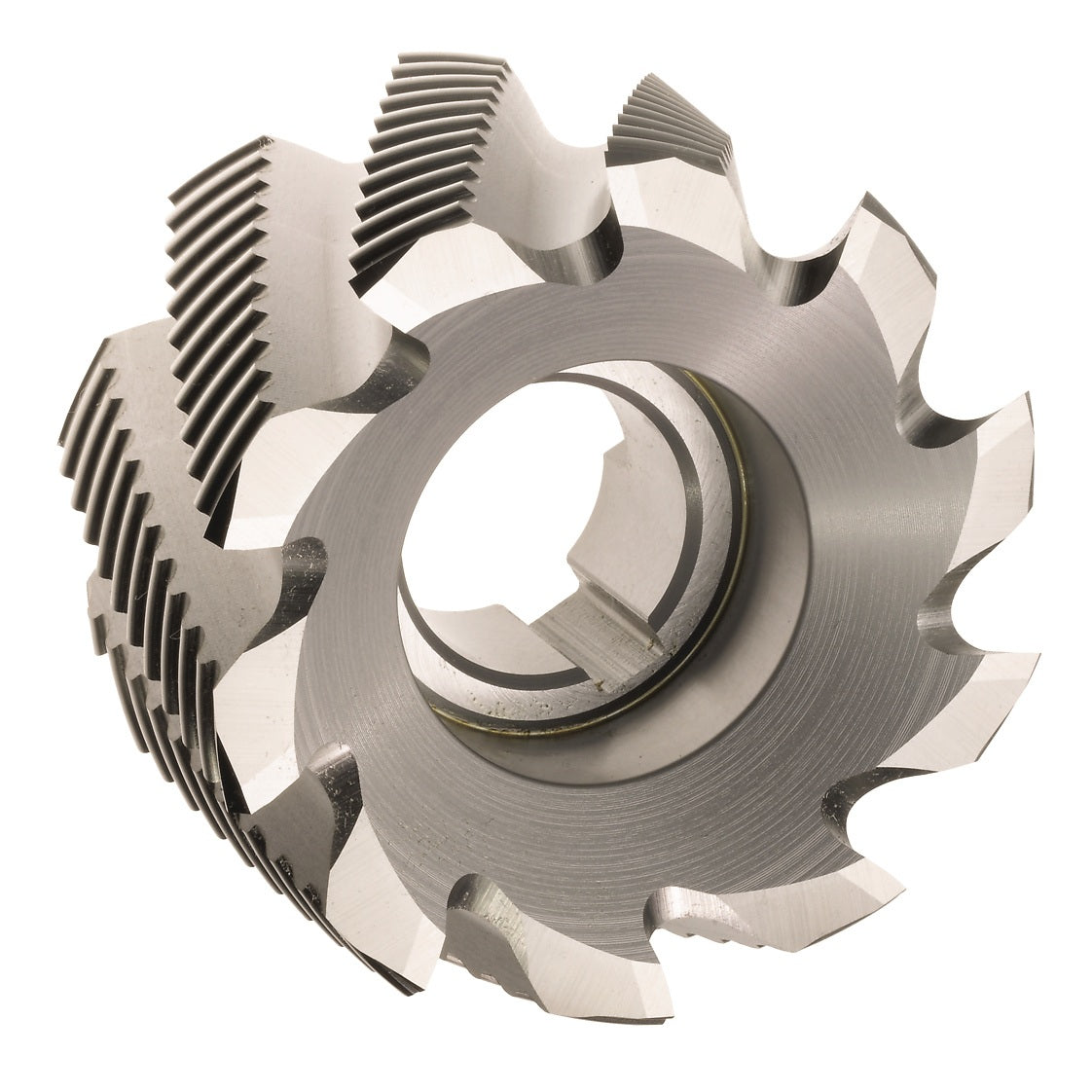 TECWERK Walzenstirnfräser DIN 1880 Typ NR D.40mm HSS-Co5 Z.7 – für Stahl und NE-Metalle