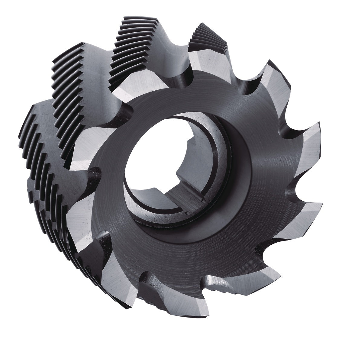TECWERK Walzenstirnfräser DIN 1880 Typ NR D.40mm HSS-Co5 Z.7 – für Stahl und NE-Metalle