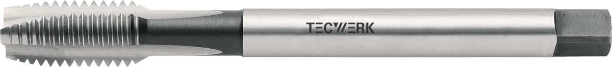 TECWERK Maschinengewindebohrer DIN 371B M3x0,5 mm HSS-Co 6H für Durchgangsgewinde