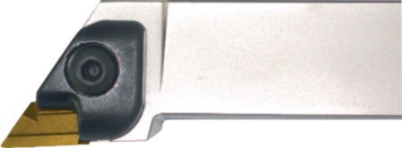TECWERK Klemmdrehhalter CKJNR2525M16 rechts Außendrehen – vernickelt, Pratzenklemmung