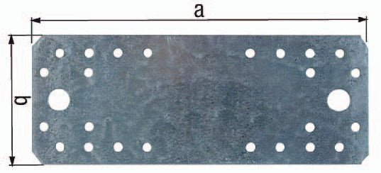 GAH Flachverbinder EN 14545 100x35x2,5 mm Stahl sendzimirverzinkt 50 Stk.