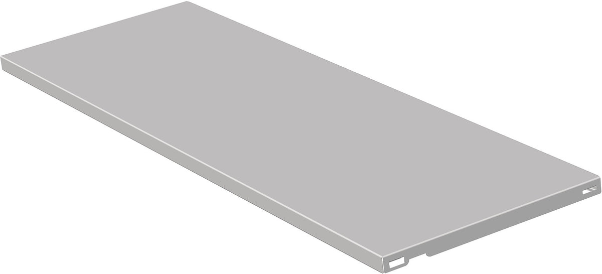 Stahlfachboden 800 mm weiß von ALFER ALUMINIUM – Belastbar bis 30 kg, für Träger Pro 10105