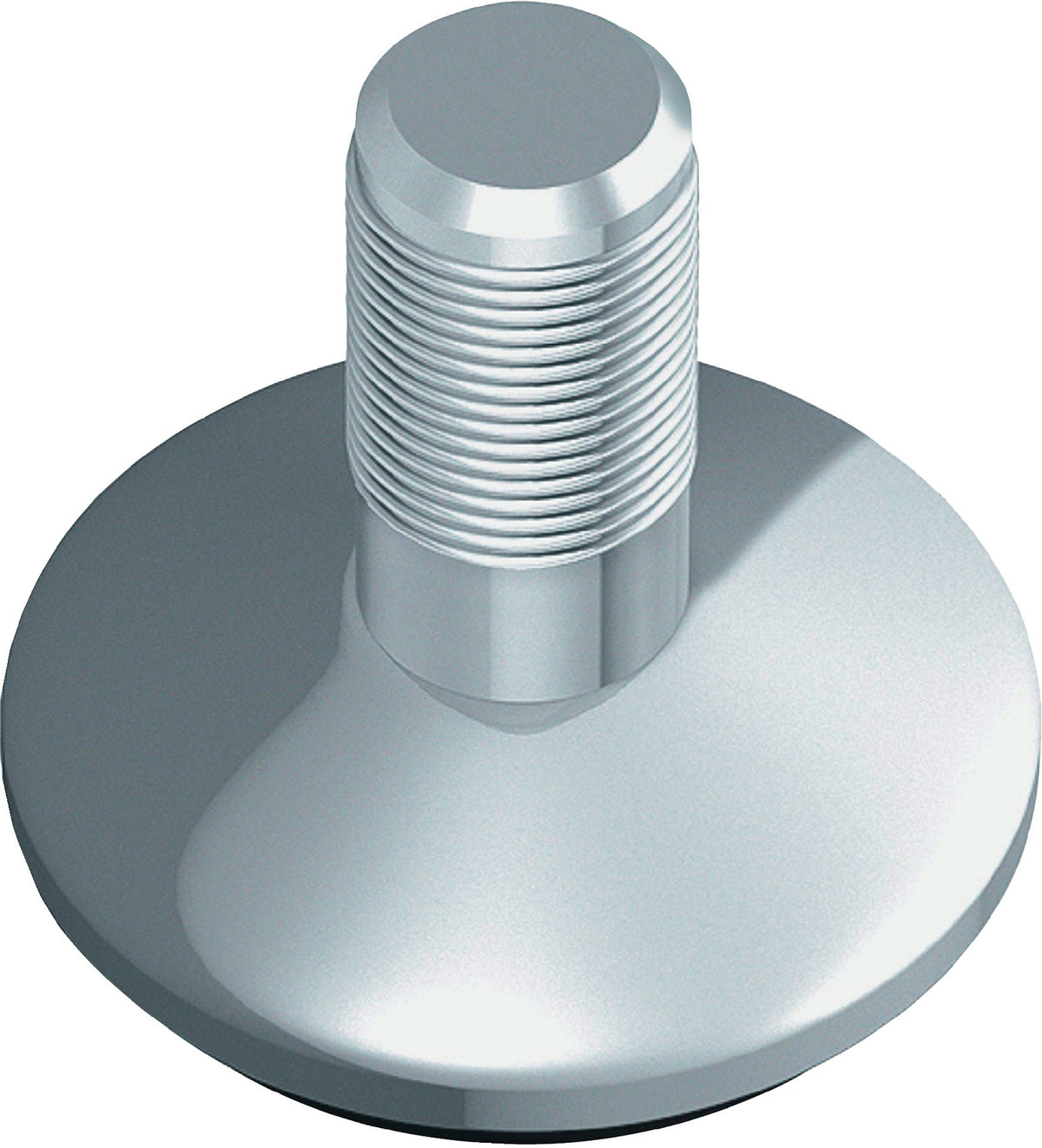 ALFER ALUMINIUM Regulierschraube M10 Stahl chrom für Möbelfüße 30 kg