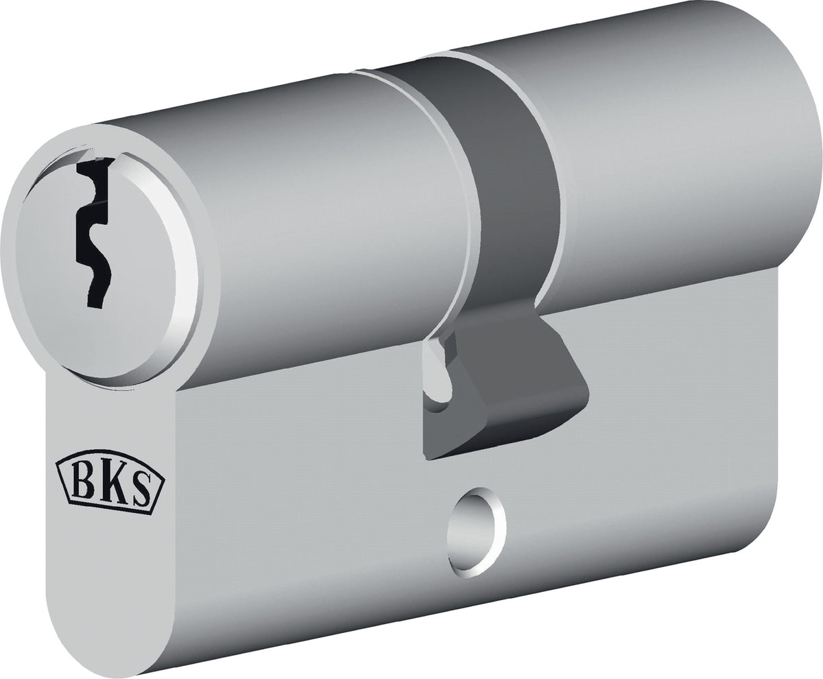 BKS Service-Doppelzylinder PZ 8890 27/27 mm – Profilzylinder zur Eigenmontage, vernickelt