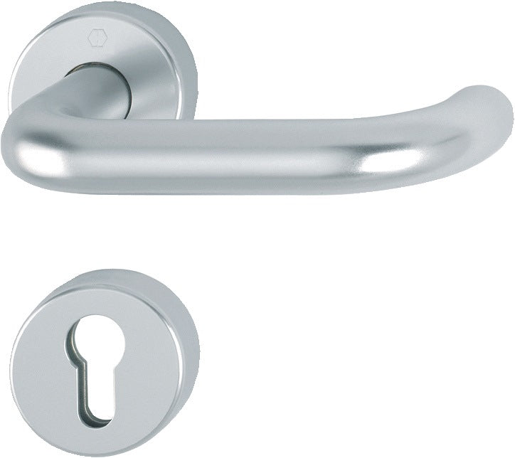 HOPPE Feuerschutz-Rosettengarnitur Paris FS-138/42H/42HS Aluminium F1 DIN L/R
